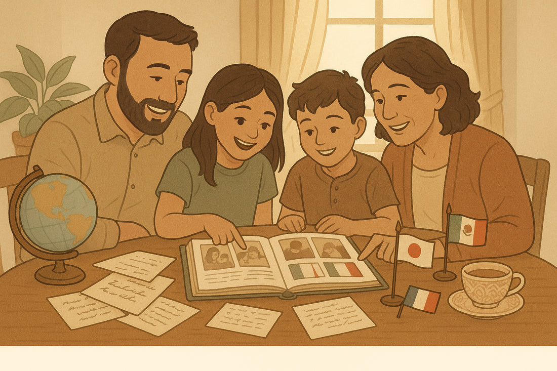 How to Translate Memories for Multilingual Families