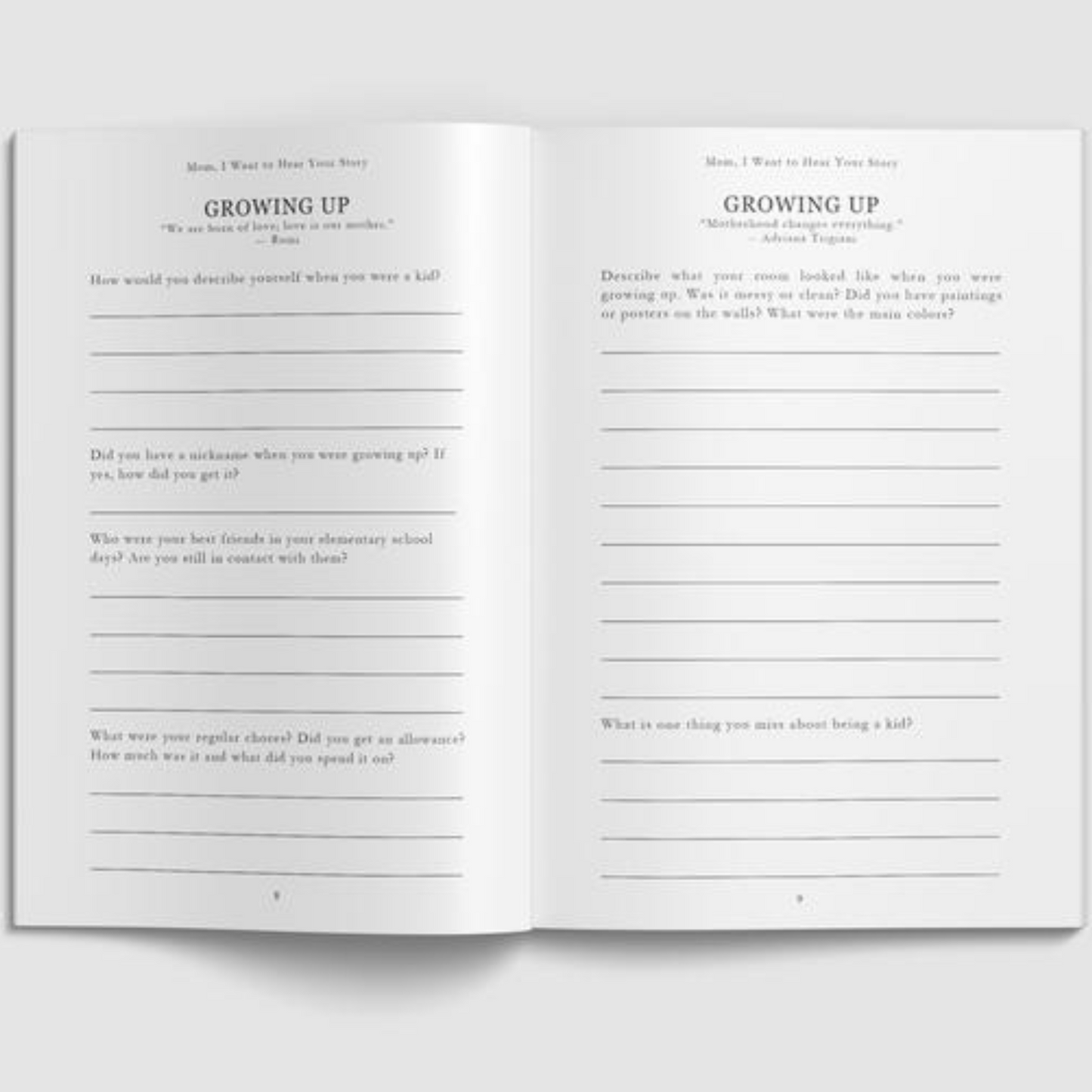 Grandfather story Journal